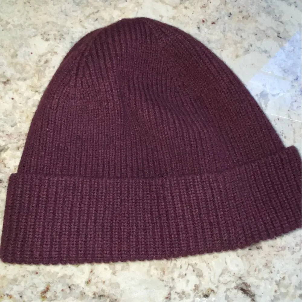 POLO Ralph Lauren $78 Signature Pony 100% Merino Wool-Beanie Juneberry OS NWOT